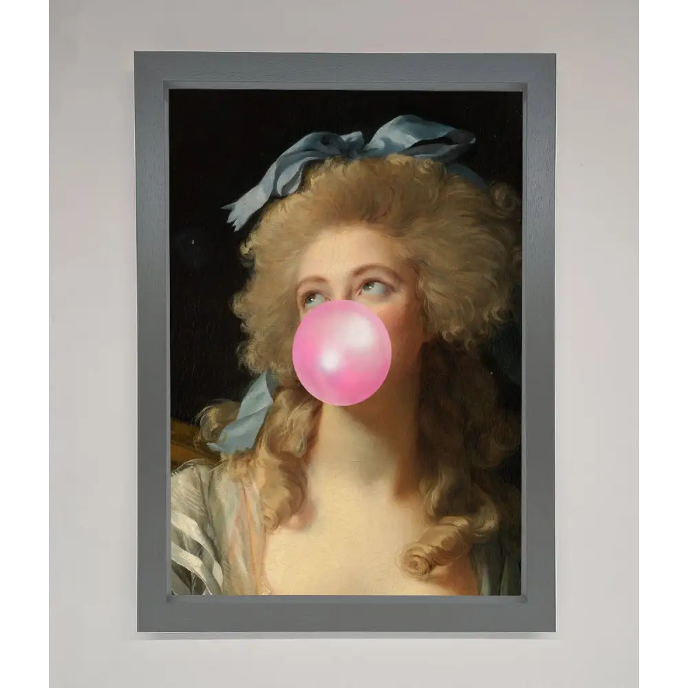 Sass Queen Framed Print - A3 (29.7 x 42 cm) / Dark Grey - Framed Print