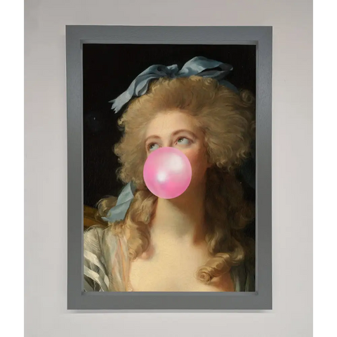 Sass Queen Framed Print - A3 (29.7 x 42 cm) / Dark Grey - Framed Print