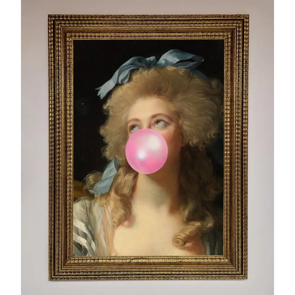 Sass Queen Framed Print - A3 (29.7 x 42 cm) / Ornate Gold - Framed Print