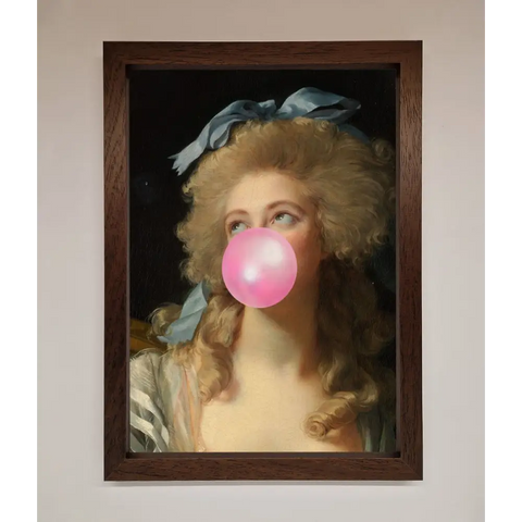 Sass Queen Framed Print - A3 (29.7 x 42 cm) / Walnut - Framed Print