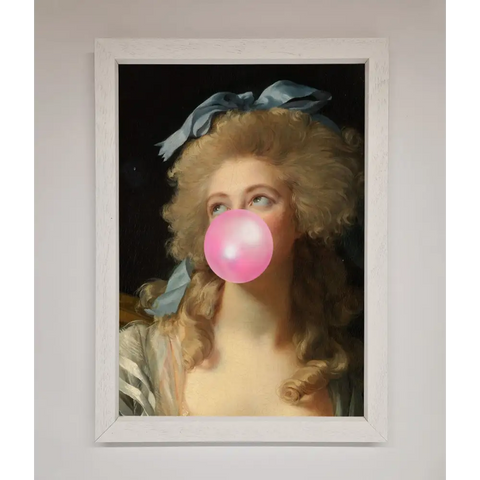 Sass Queen Framed Print - A3 (29.7 x 42 cm) / White - Framed Print