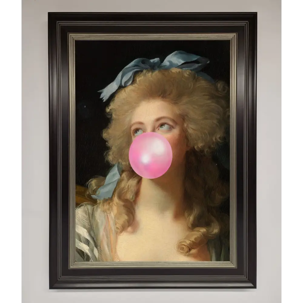 Sass Queen Framed Print - B0 (100 x 141 cm) / Black Silver - Framed Print