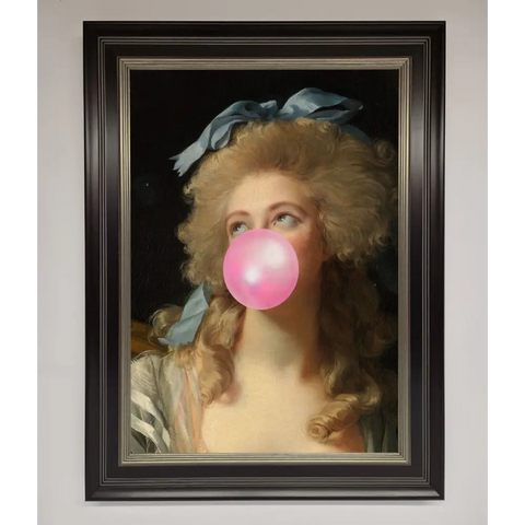 Sass Queen Framed Print - B0 (100 x 141 cm) / Black Silver - Framed Print