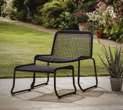 Sasso Lounge Chair and Stool