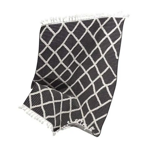 Scandi Indoor Rug Anthracite & White - Rugs