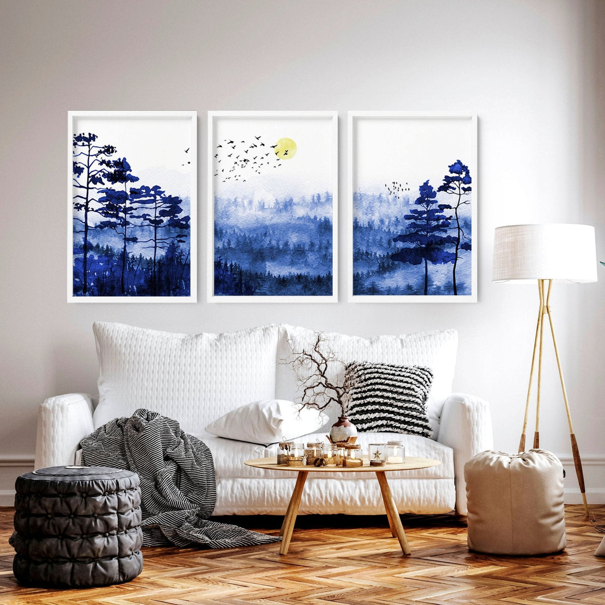 Scandi art | set of 3 wall art prints