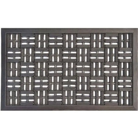 Scraper Doormat Geometric Design - Cross Hatch / 45X75 cm - Doormat