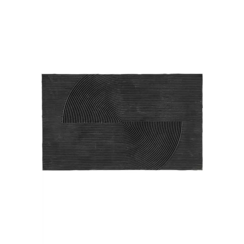 Scraper Doormat Geometric Design - Curve / 45X75 cm - Doormat