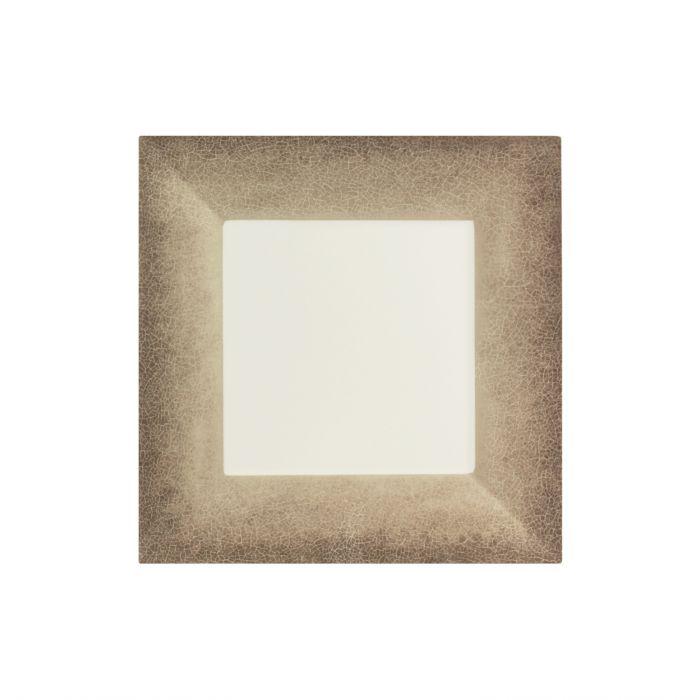 Jazz Square Melamine Plates 405mm (16") with Crackle Finished Border