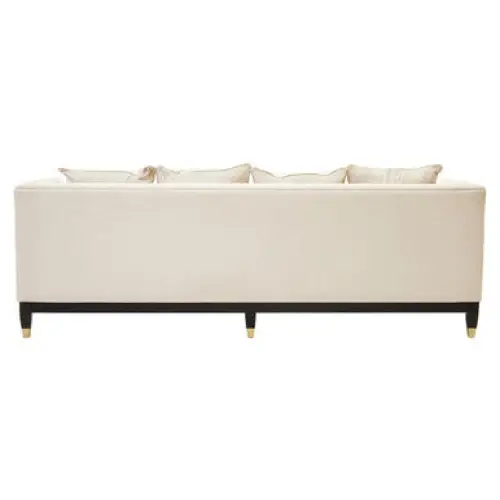 Sefira 3 Seat Viola Sand Fabric Sofa - Sofa