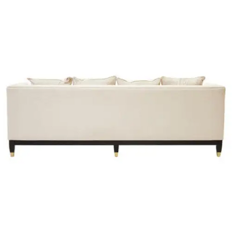 Sefira 3 Seat Viola Sand Fabric Sofa - Sofa