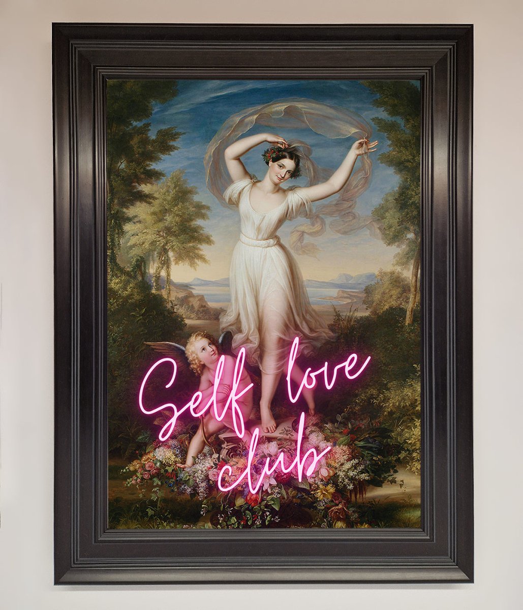 Self Love Club Framed Wall Art