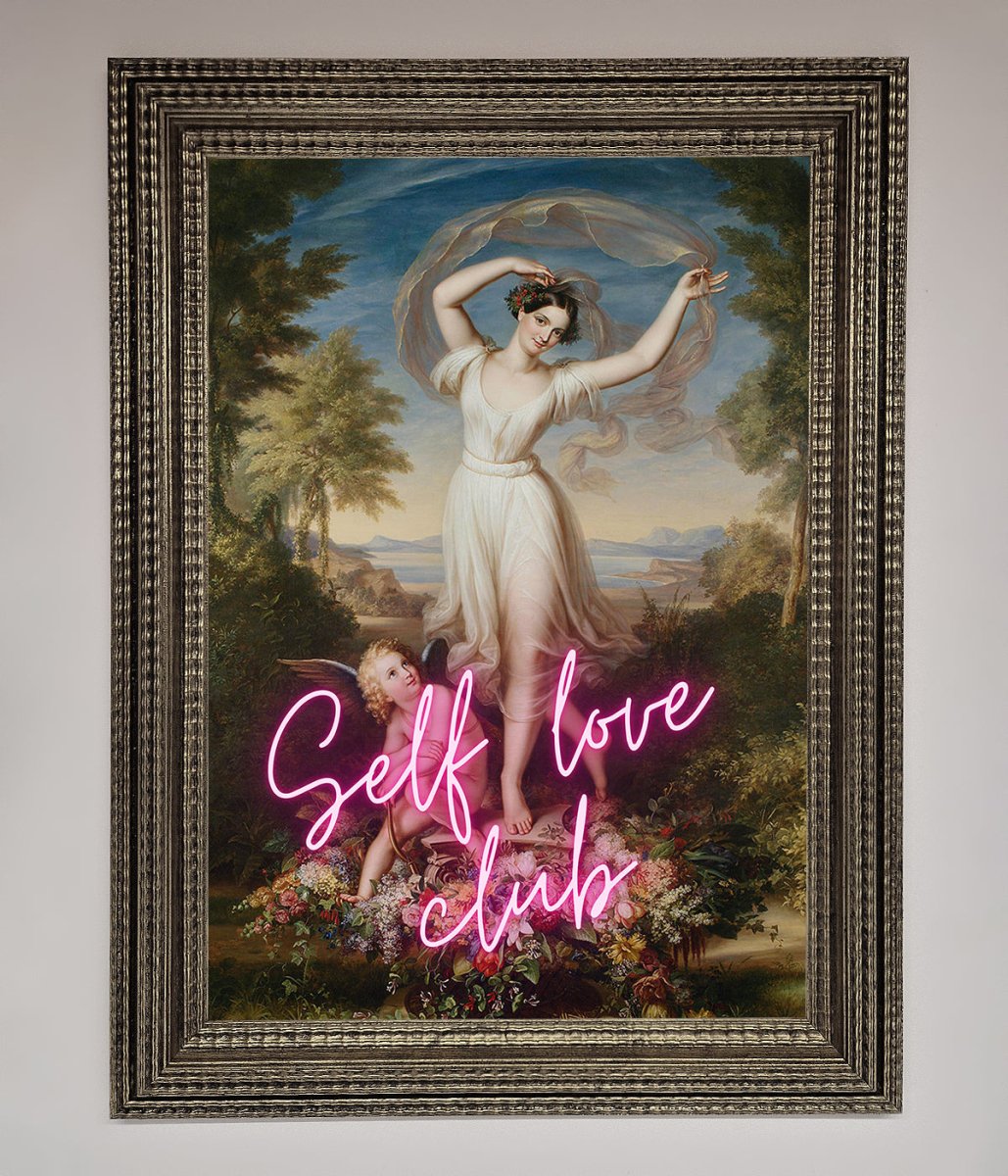 Self Love Club Framed Wall Art