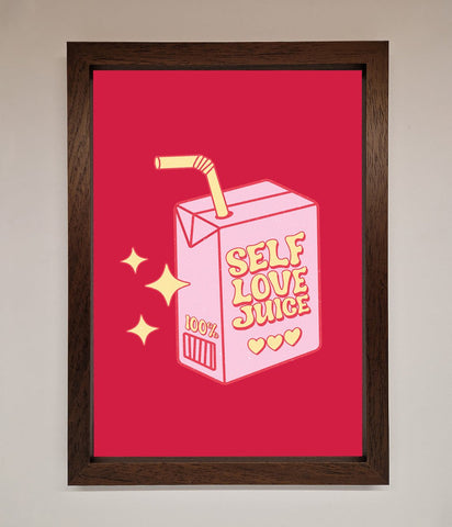 Self Love Juice Framed Poster