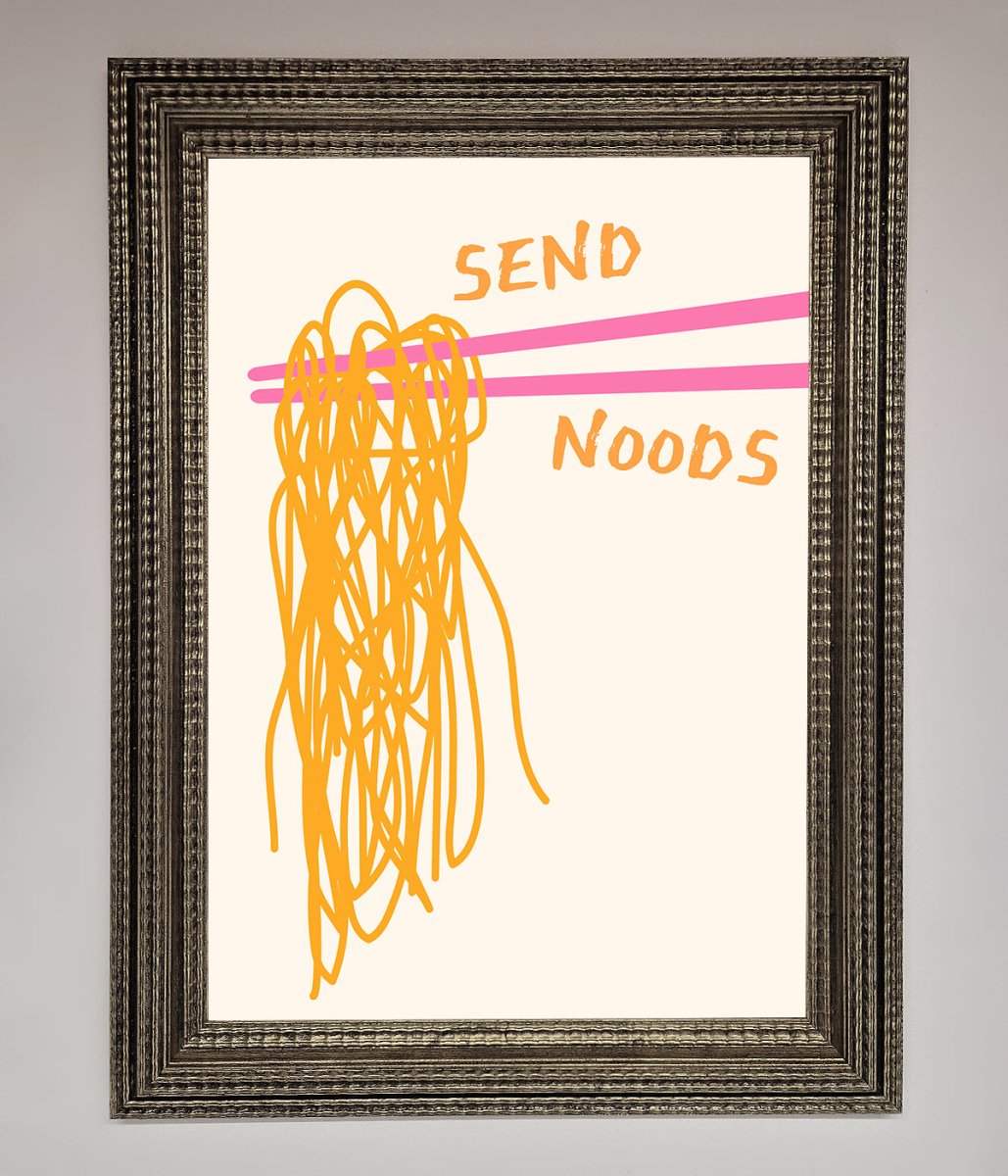 Send Noods Framed Poster