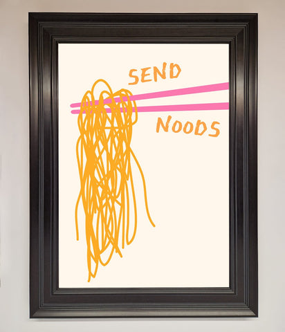 Send Noods Framed Poster