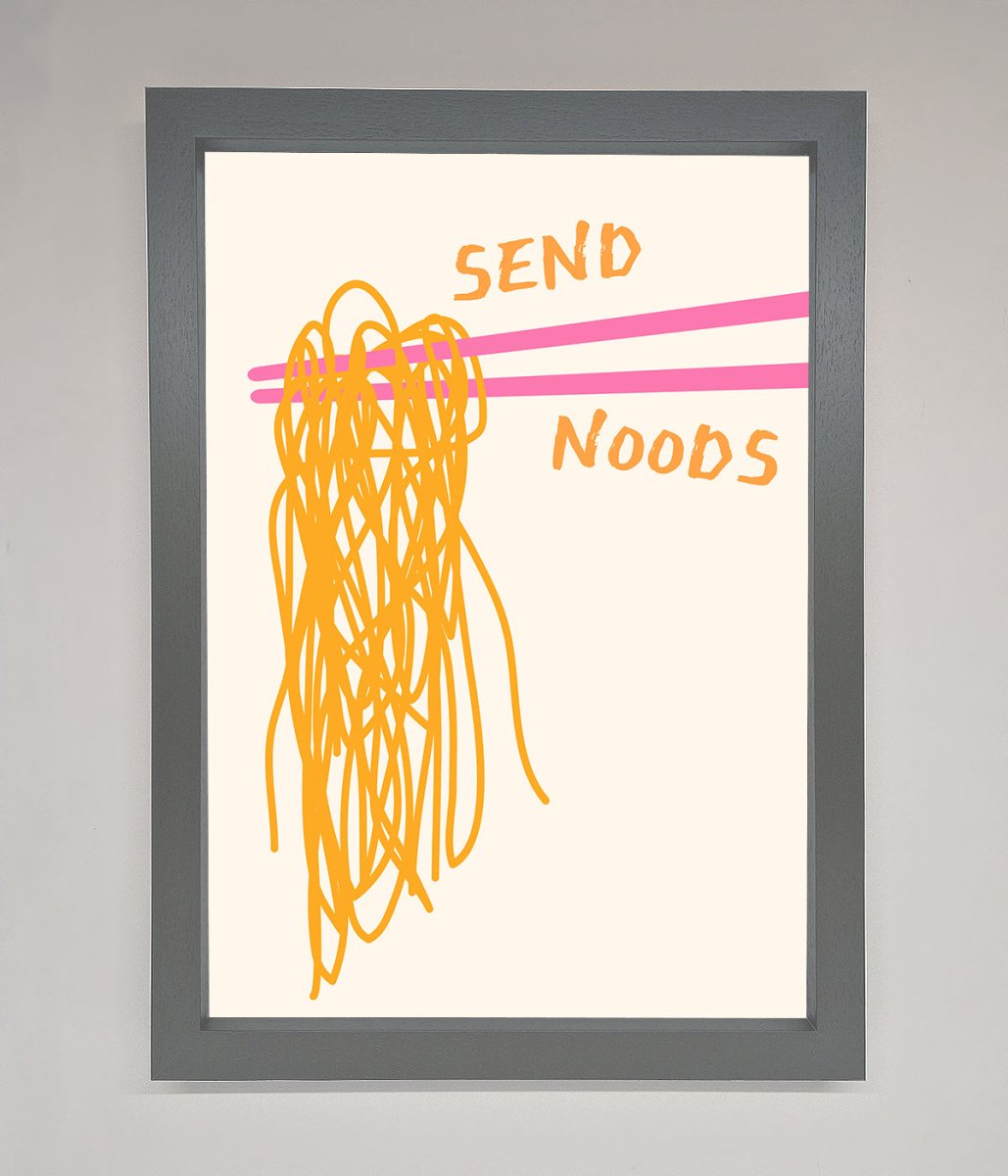 Send Noods Framed Poster