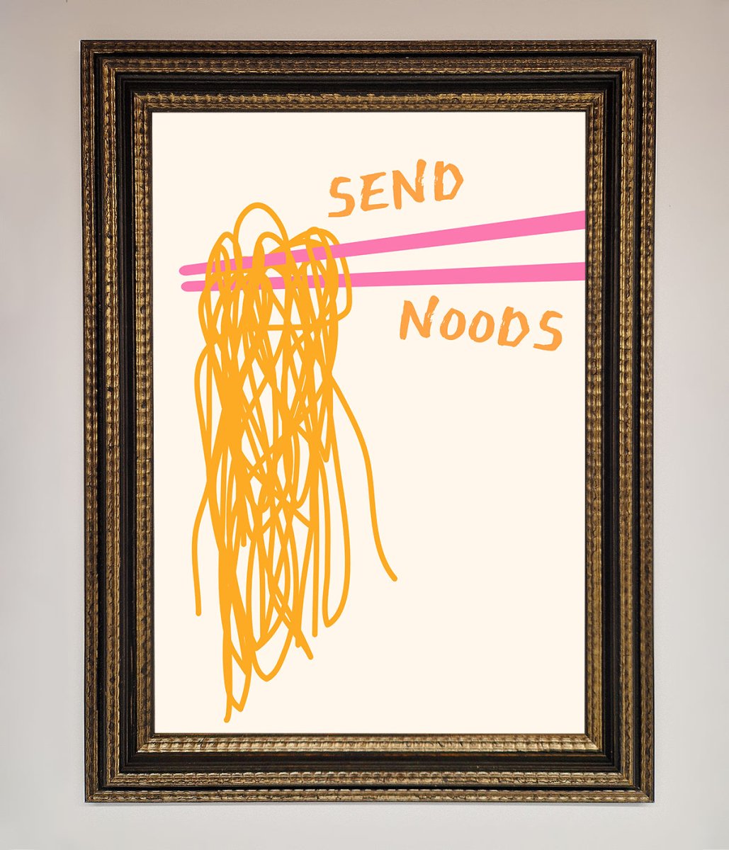 Send Noods Framed Poster