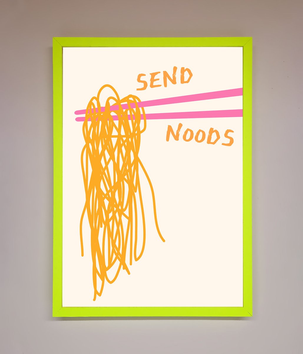 Send Noods Framed Poster