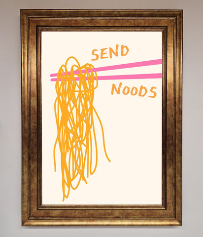 Send Noods Framed Poster