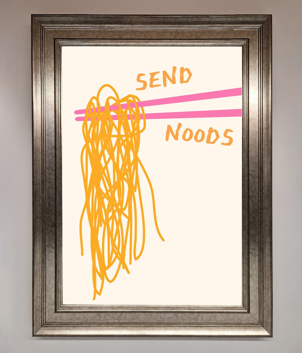 Send Noods Framed Poster