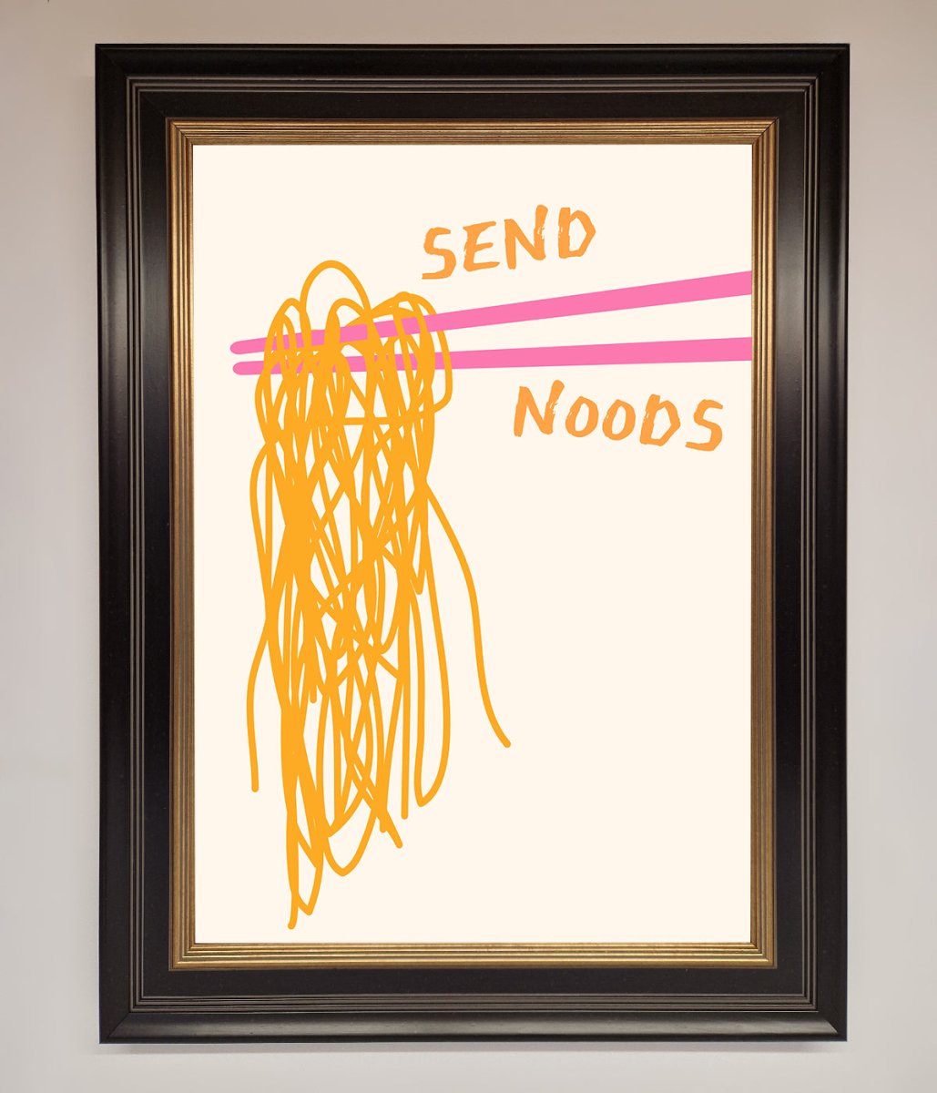 Send Noods Framed Poster