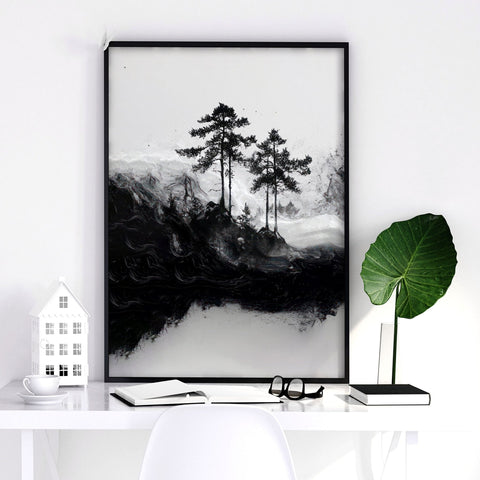 Set of 3 Framed Wall Art | Set of 3 Asian Inspired Wall art Prints