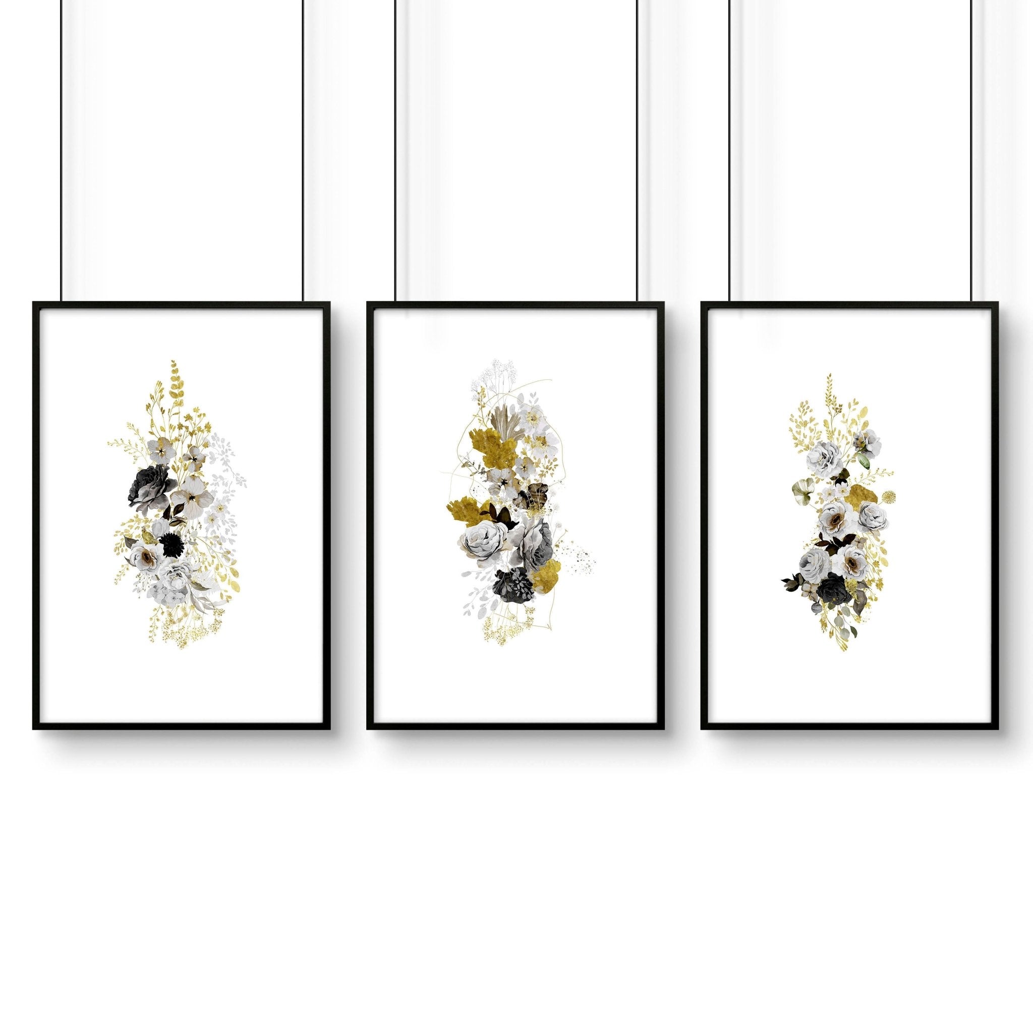 Artwork for kitchen walls | set of 3 wall art