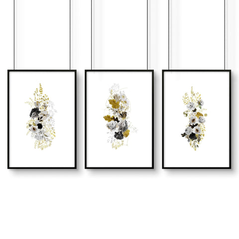 Artwork for kitchen walls | set of 3 wall art