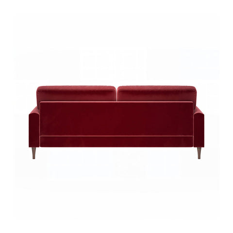 Shafique Two Seater Sofa, Loveseat, Velvet or Linen