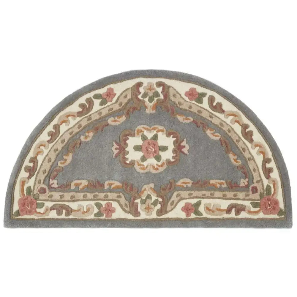 Shensi Grey Medallion Rug - 67X127 cm - Rugs