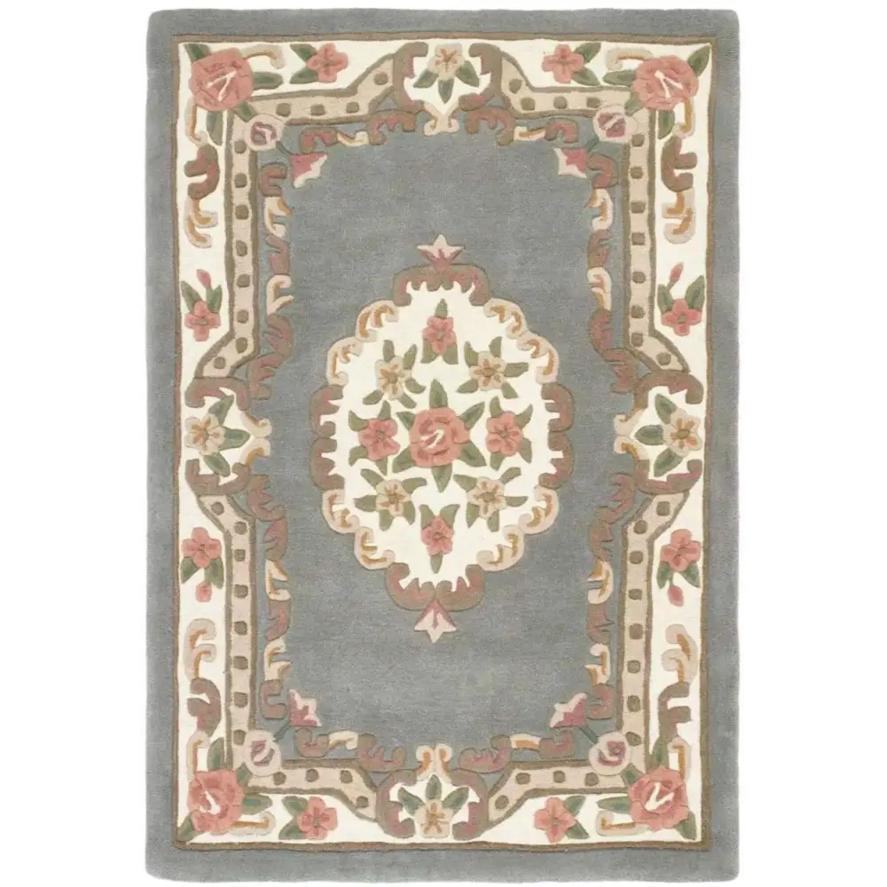Shensi Grey Medallion Rug - 67X210 cm - Rugs