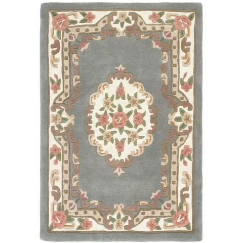 Shensi Grey Medallion Rug - 67X210 cm - Rugs