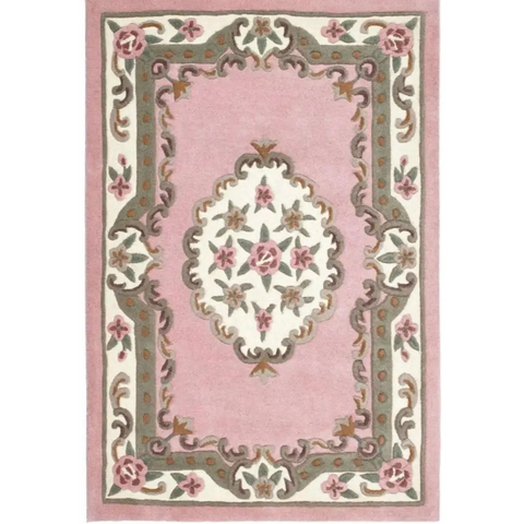 Shensi Pink Medallion Rug - 60X120 cm - Rugs