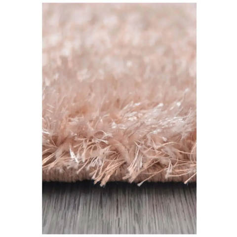 Shimmer Pink Supersoft Shaggy Rug | ODS33 - Rugs