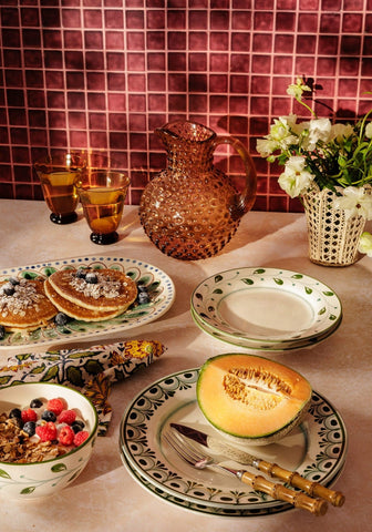 Cordelia Side Plate, Green