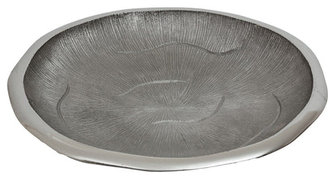 Silva Large Oak Effect Silver Bowl