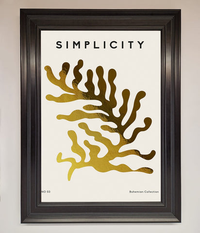 Simplicity Plant Foil Print