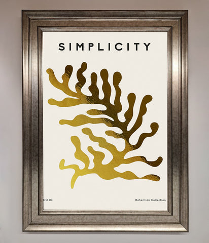 Simplicity Plant Foil Print