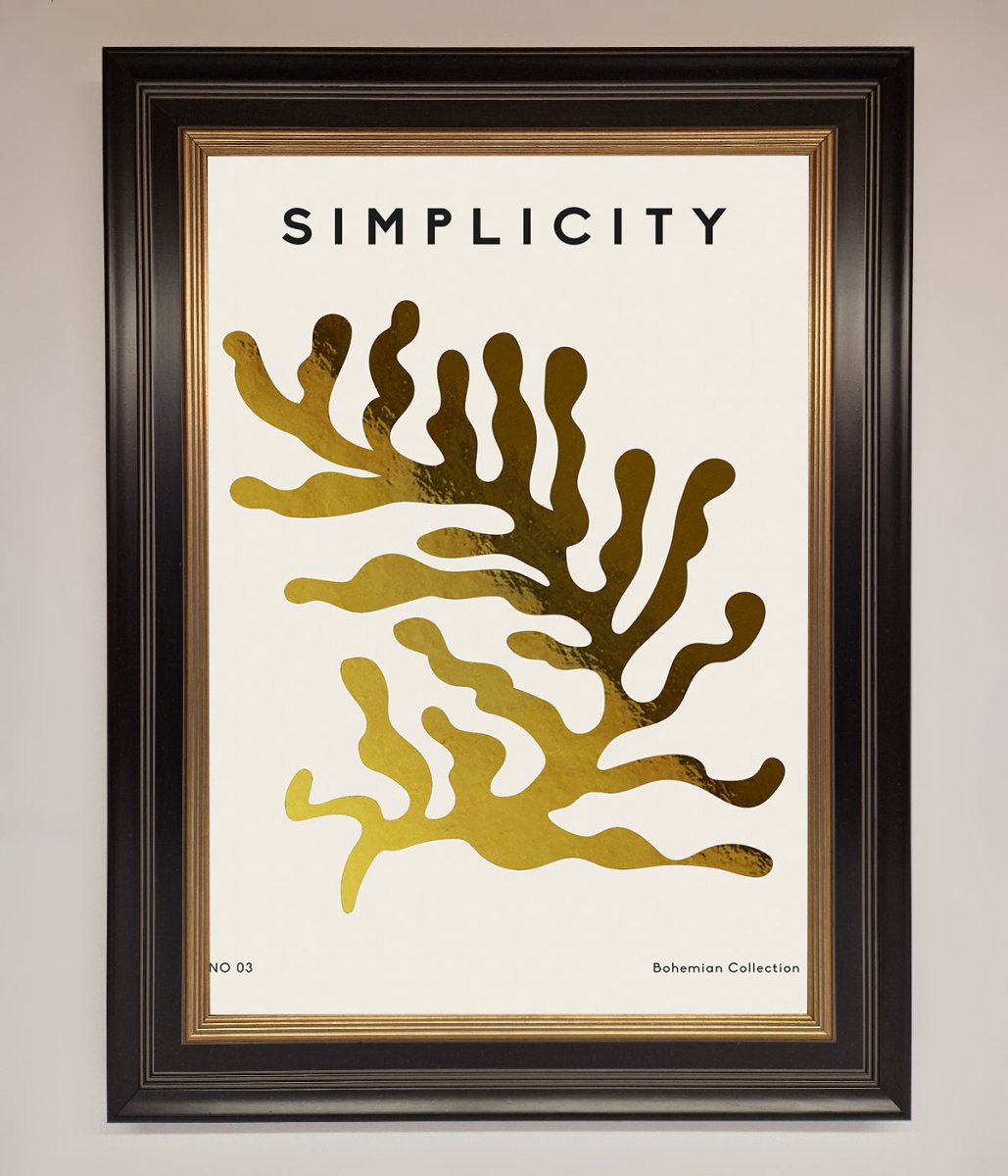 Simplicity Plant Foil Print