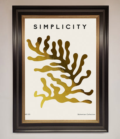 Simplicity Plant Foil Print