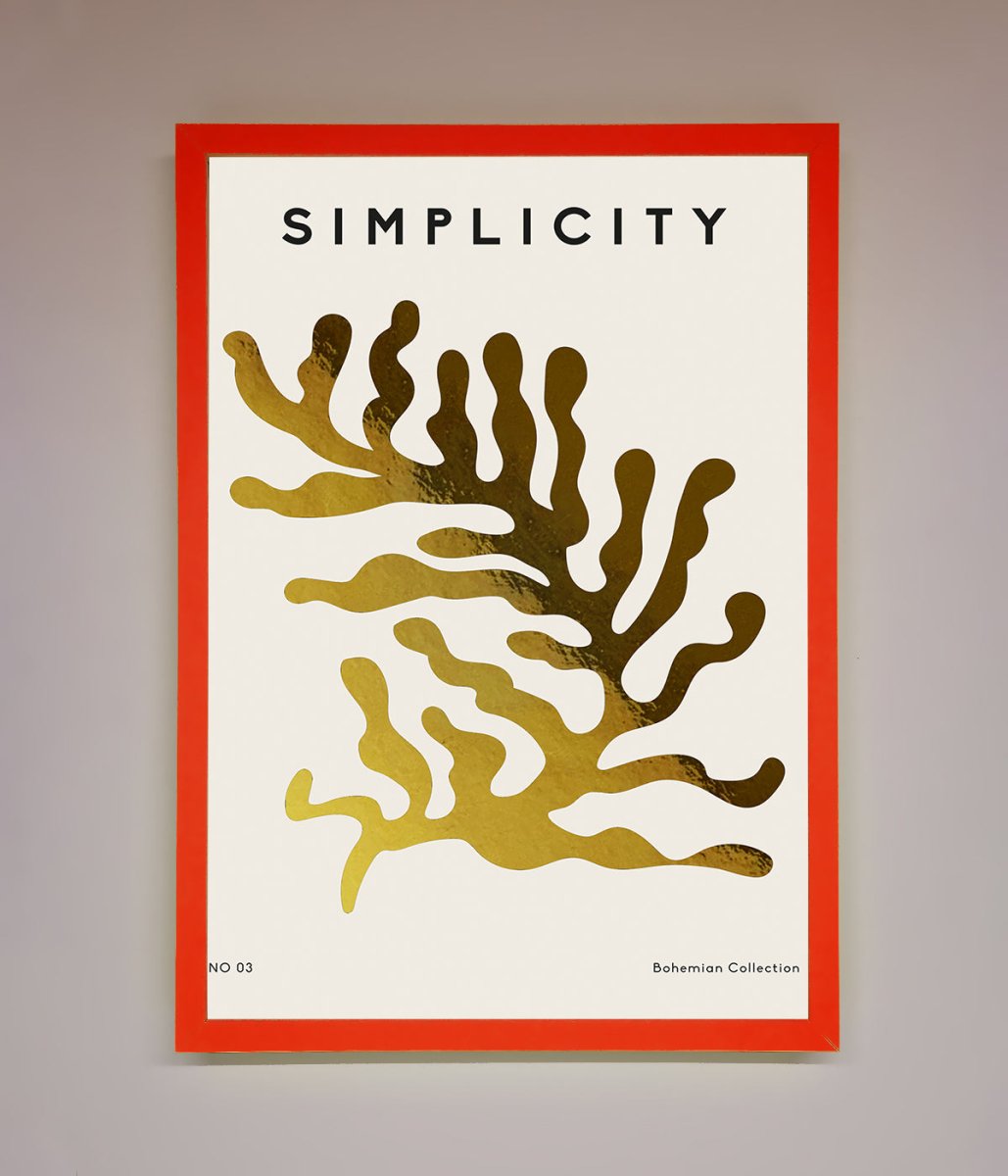 Simplicity Plant Foil Print