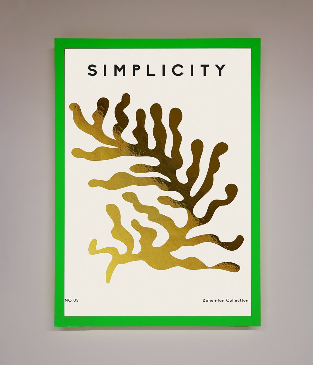 Simplicity Plant Foil Print