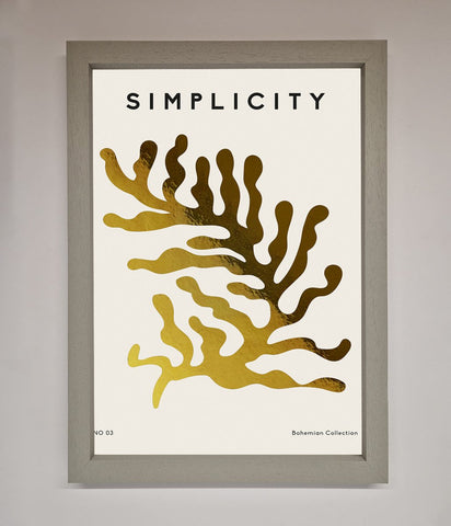 Simplicity Plant Foil Print