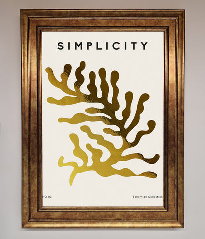 Simplicity Plant Foil Print