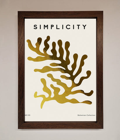 Simplicity Plant Foil Print