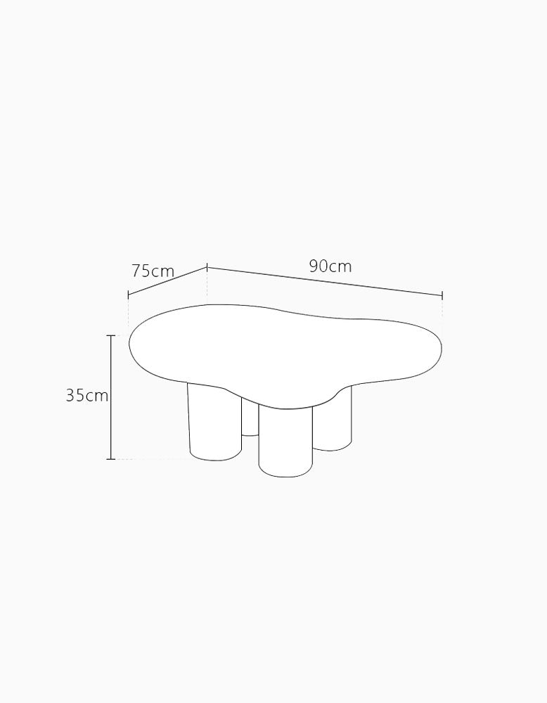 Stylish Cloud Shape Coffee Table｜ DC Concept