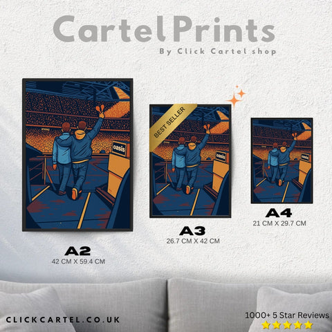 Oasis Live'25 Poster - Oasis Inspired Print