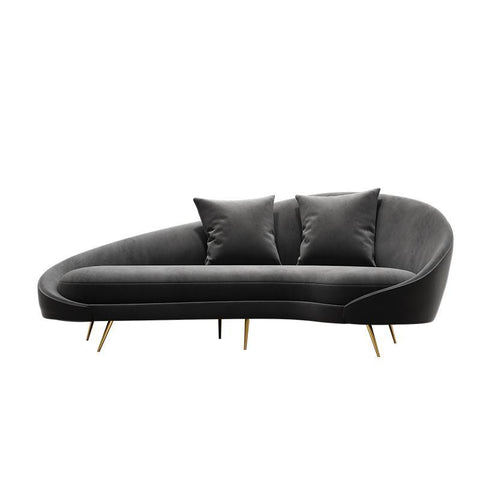 Slender Armchair, Velvet For Clearance