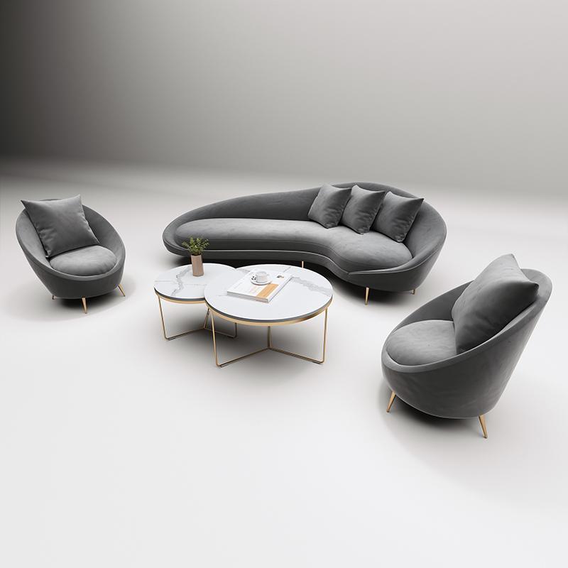 Slender Armchair, Velvet For Clearance